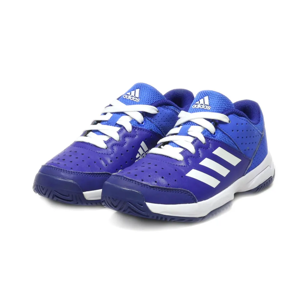 Adidas Courtstabil Sport Shoes Leather Blue Colour For Kids