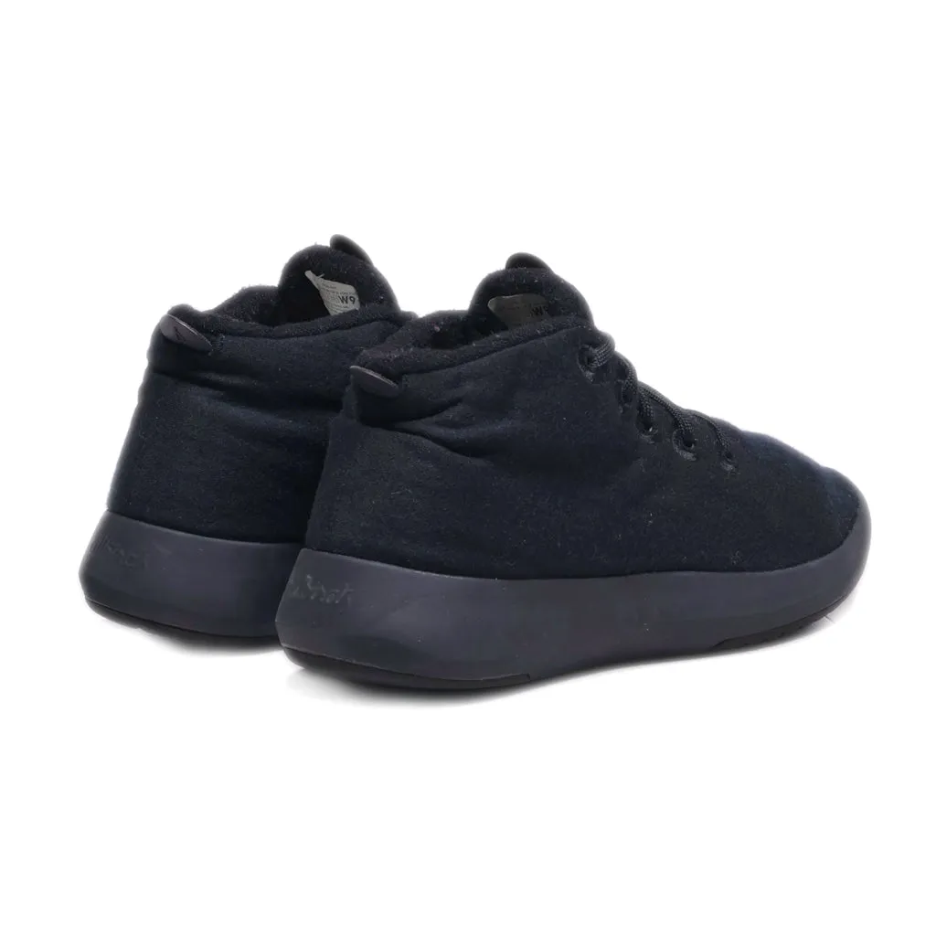 Allbirds Mizzles High-Top Sneakers Wool Black Colour For Women