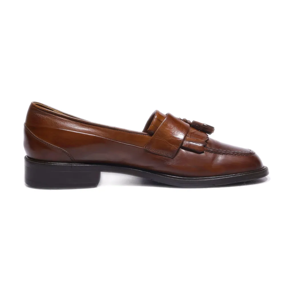 Bostonian Formal Slip Ons Leather Brown Colour For Men