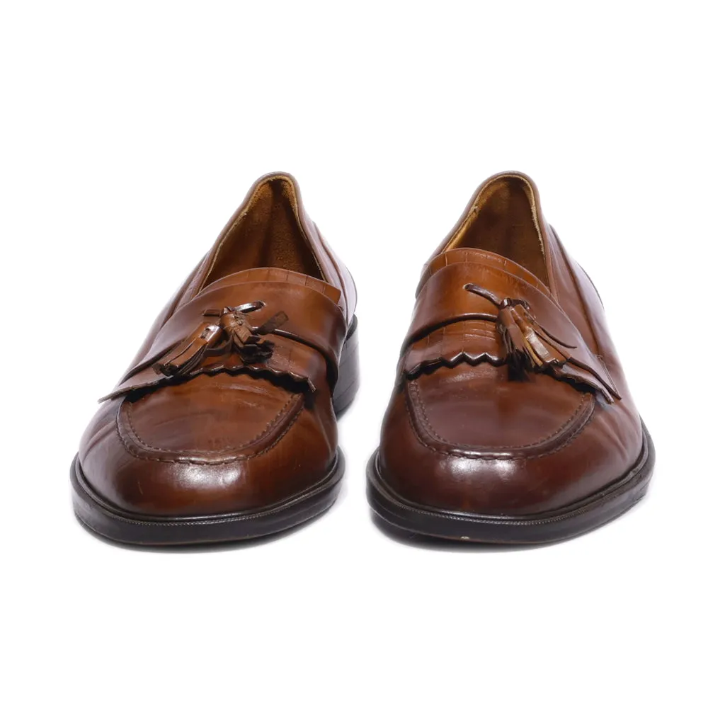 Bostonian Formal Slip Ons Leather Brown Colour For Men