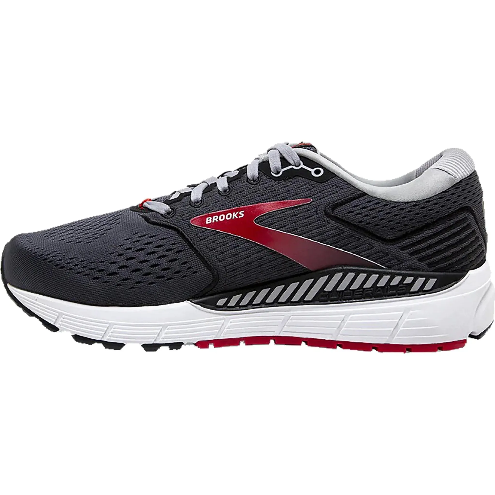 Brooks Men's Beast 20 Running Shoes - Blackened Pearl/Black/Red