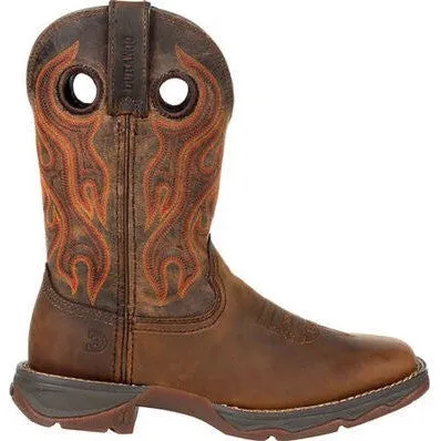 Durango Women's Lady Rebel 10" Soft Toe Western Classic Boot- Brown- DRD0395