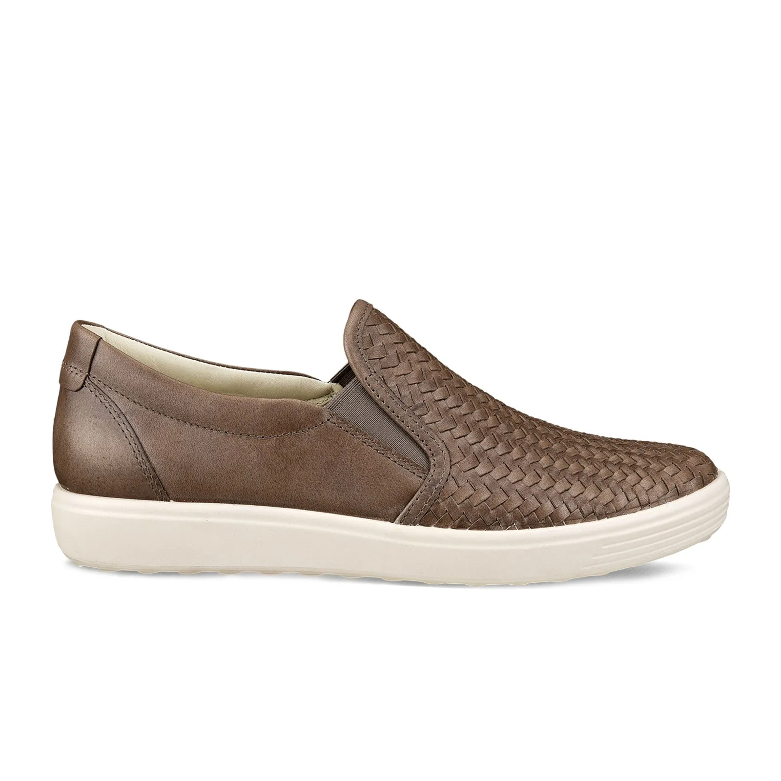 ECCO Soft 7 Woven Slip On 2.0 (Women) - Taupe Pallermo V2