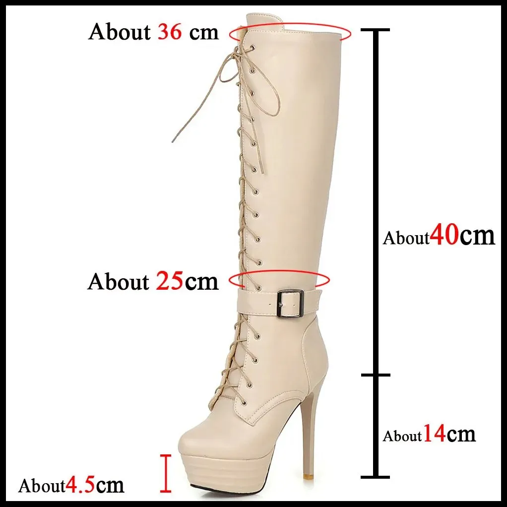 Funki Buys | Boots | Women's High Luxury Gothic Platform Boots