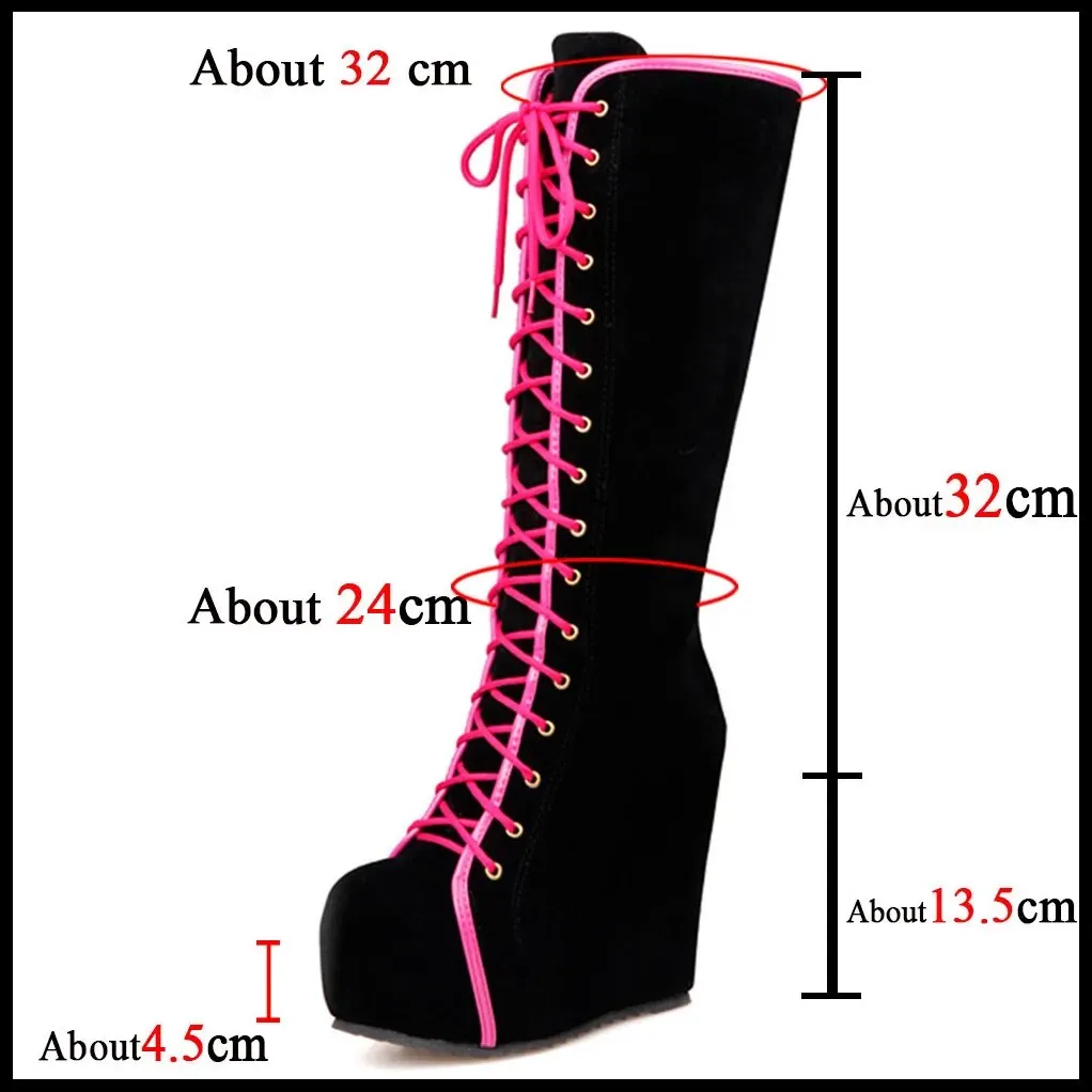 Funki Buys | Boots | Women's High Luxury Gothic Platform Boots