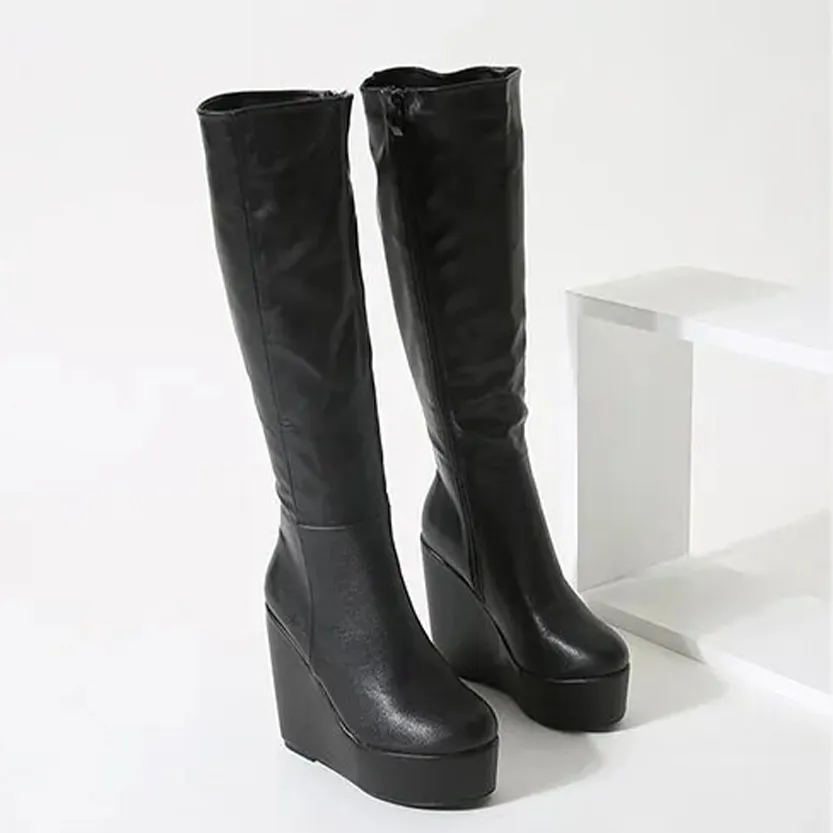 Funki Buys | Boots | Women's High Luxury Gothic Platform Boots