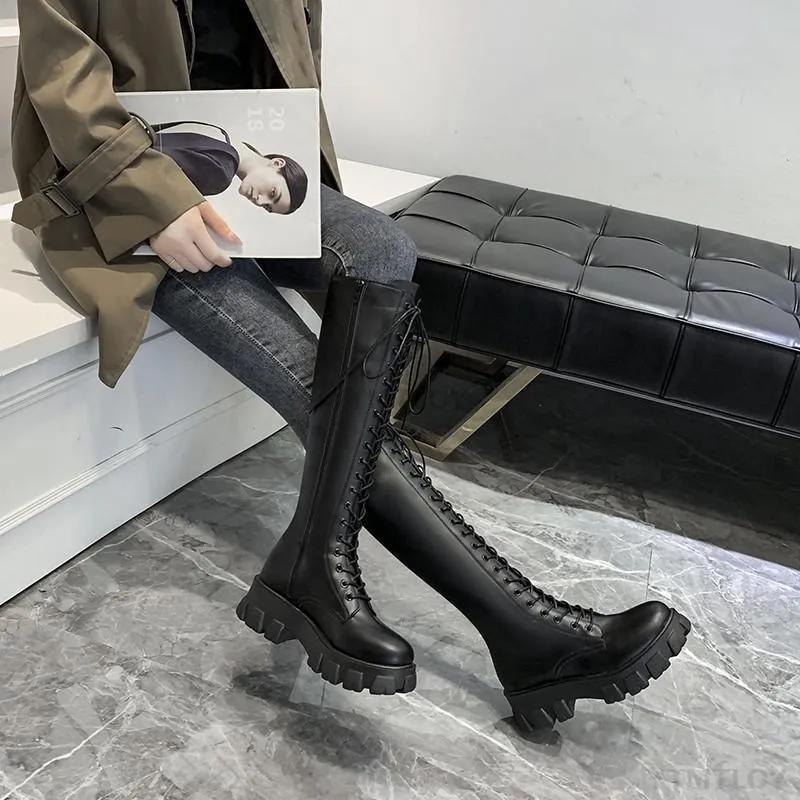 Funki Buys | Boots | Women's Knee High Platform Knights Boots