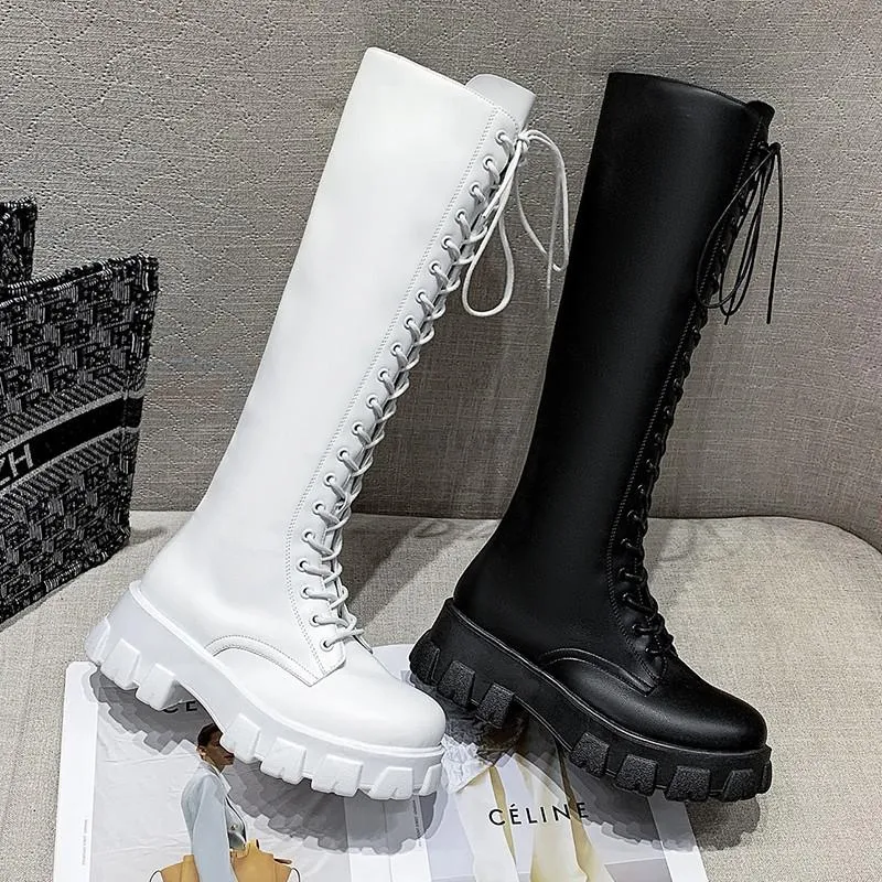 Funki Buys | Boots | Women's Knee High Platform Knights Boots