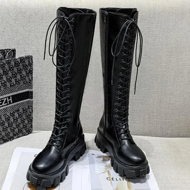 Funki Buys | Boots | Women's Knee High Platform Knights Boots