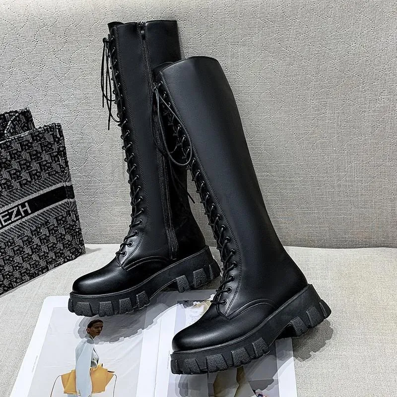 Funki Buys | Boots | Women's Knee High Platform Knights Boots