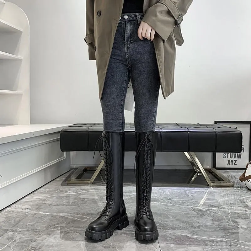 Funki Buys | Boots | Women's Knee High Platform Knights Boots