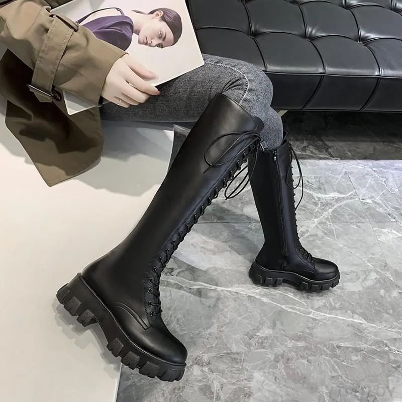 Funki Buys | Boots | Women's Knee High Platform Knights Boots