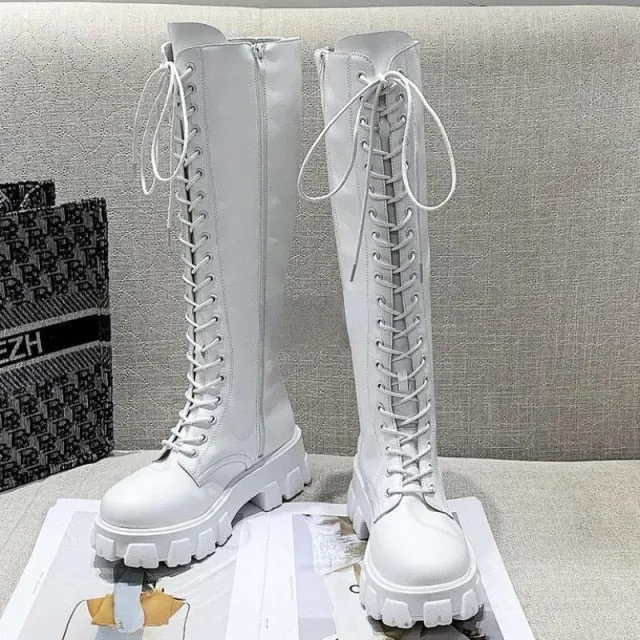 Funki Buys | Boots | Women's Knee High Platform Knights Boots