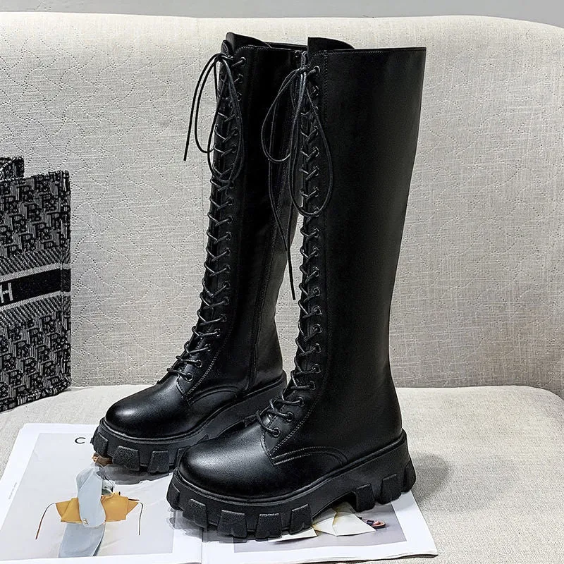 Funki Buys | Boots | Women's Knee High Platform Knights Boots