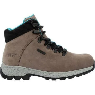 Georgia Women's Eagle Trail 5" WP Slip Resistant Hiker Boot -Grey- GB00630