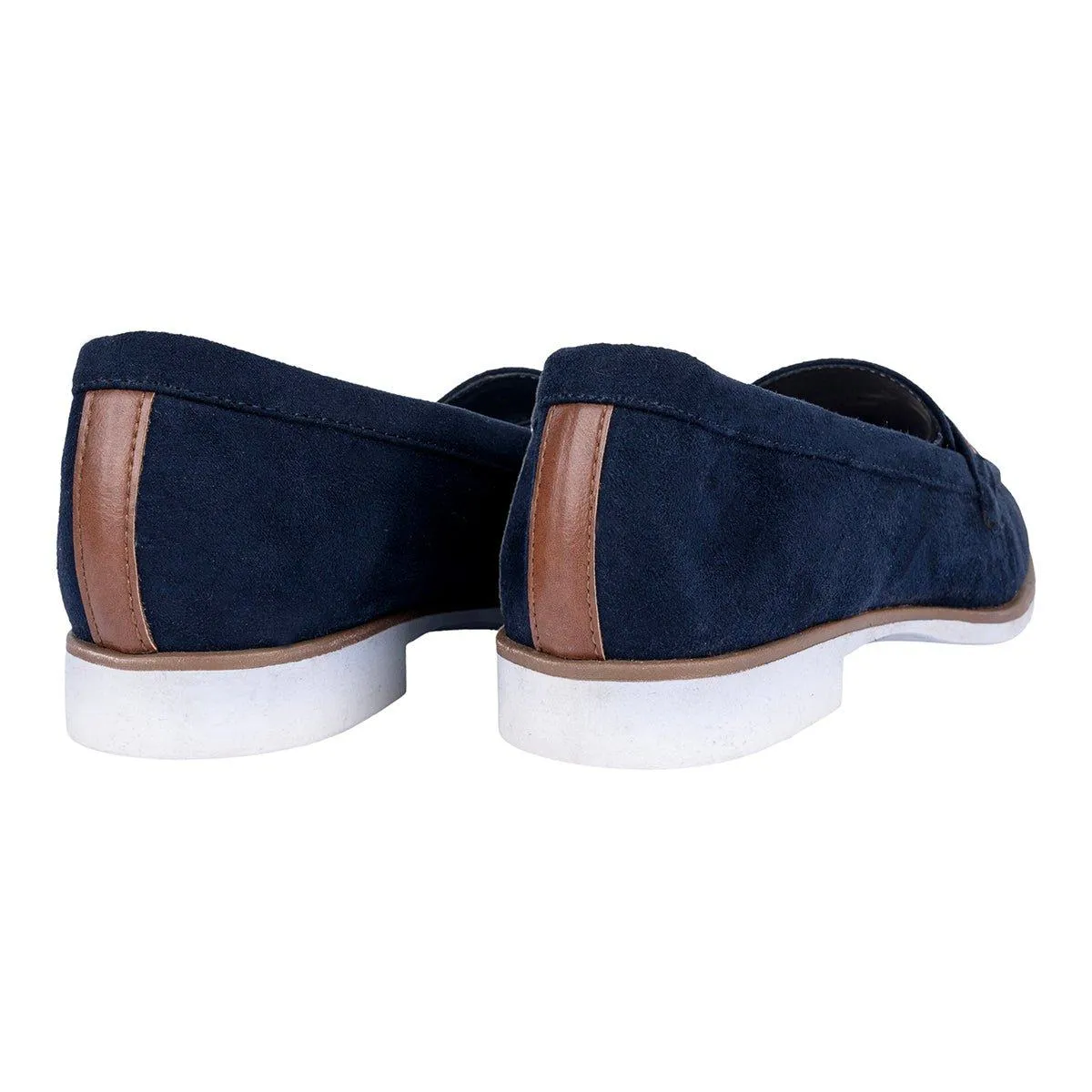 Graceland Casual Loafers Fabric Blue Colour For Women