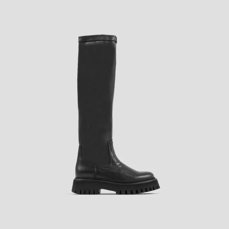 Groovy Stretch High Black Boots