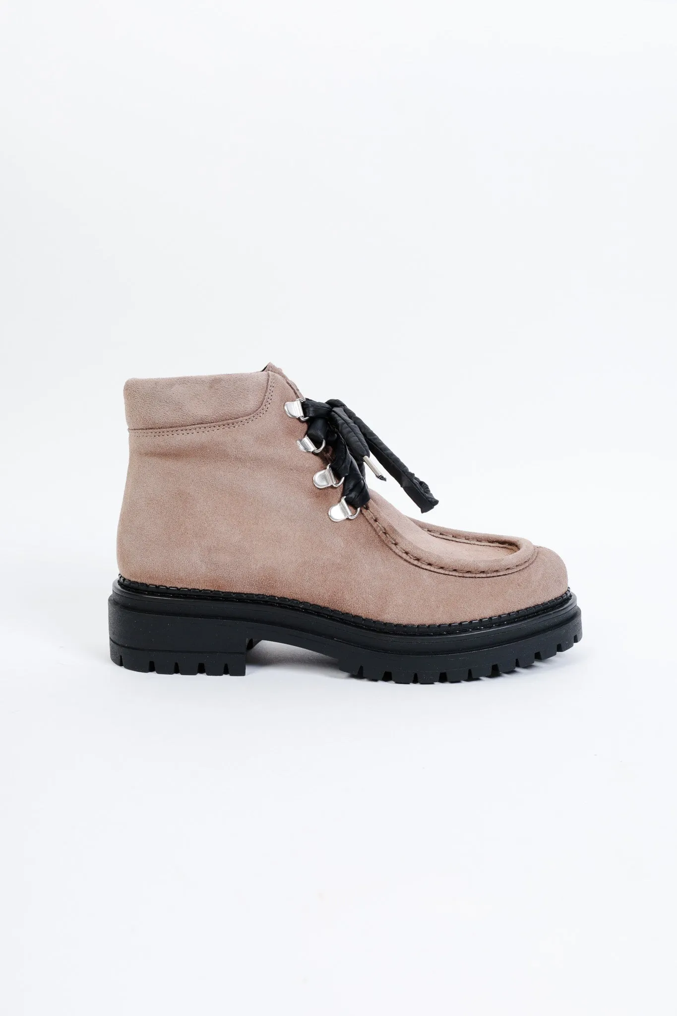 KATE TAUPE - Ankle Wallabee Boots