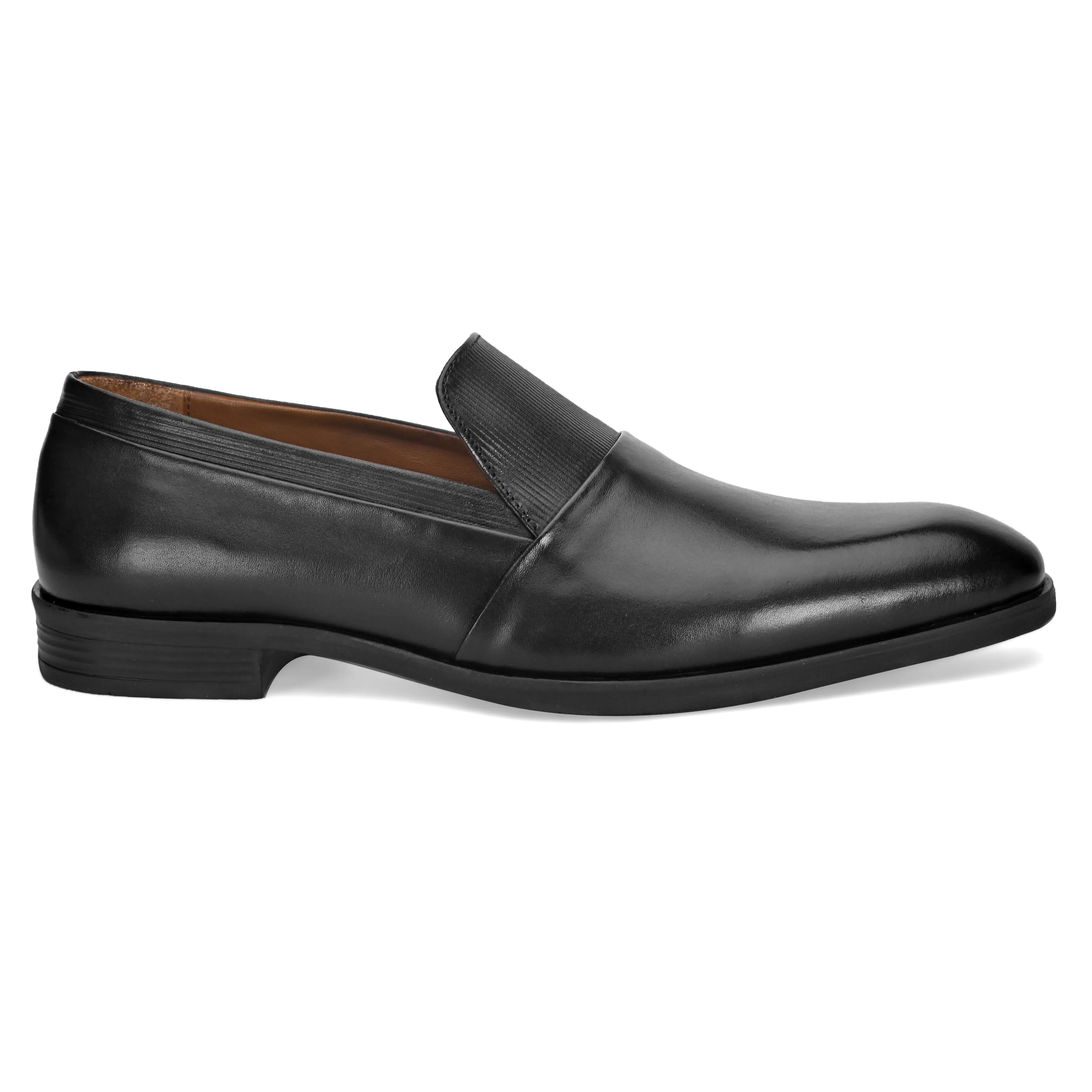 Newman Black Formal Slip-ons