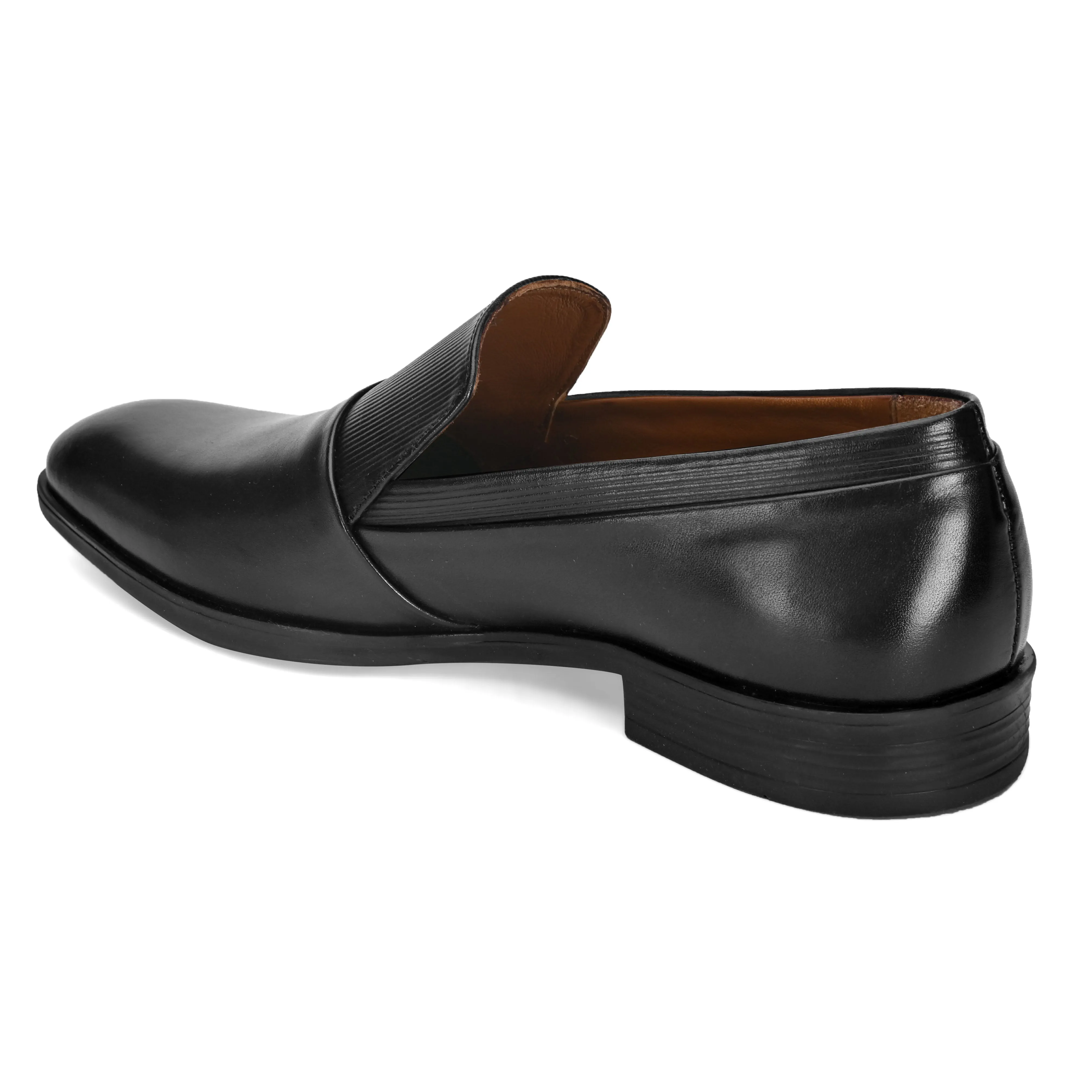 Newman Black Formal Slip-ons