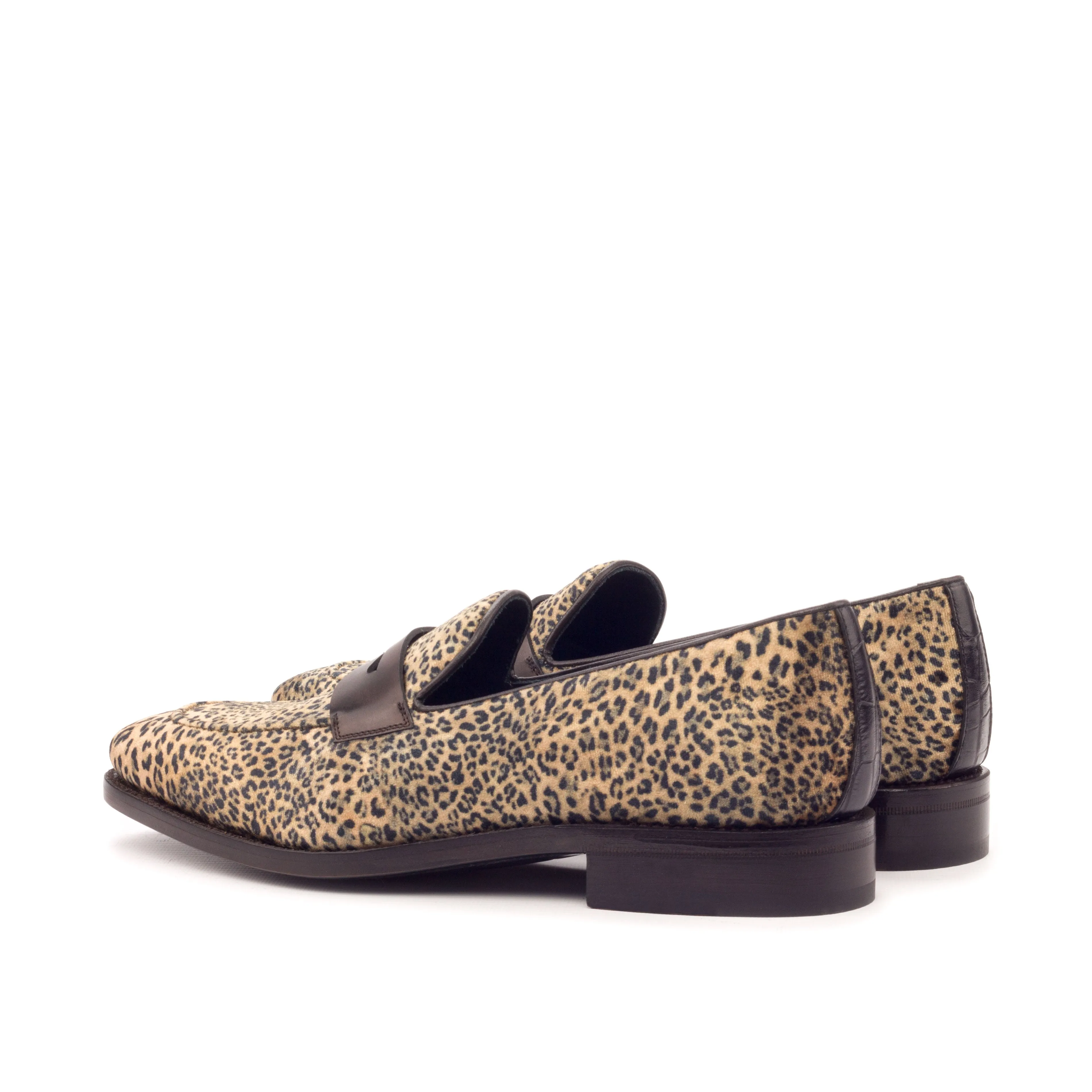 OG Loafer Mask Goodyear Welted - Leopard Velvet