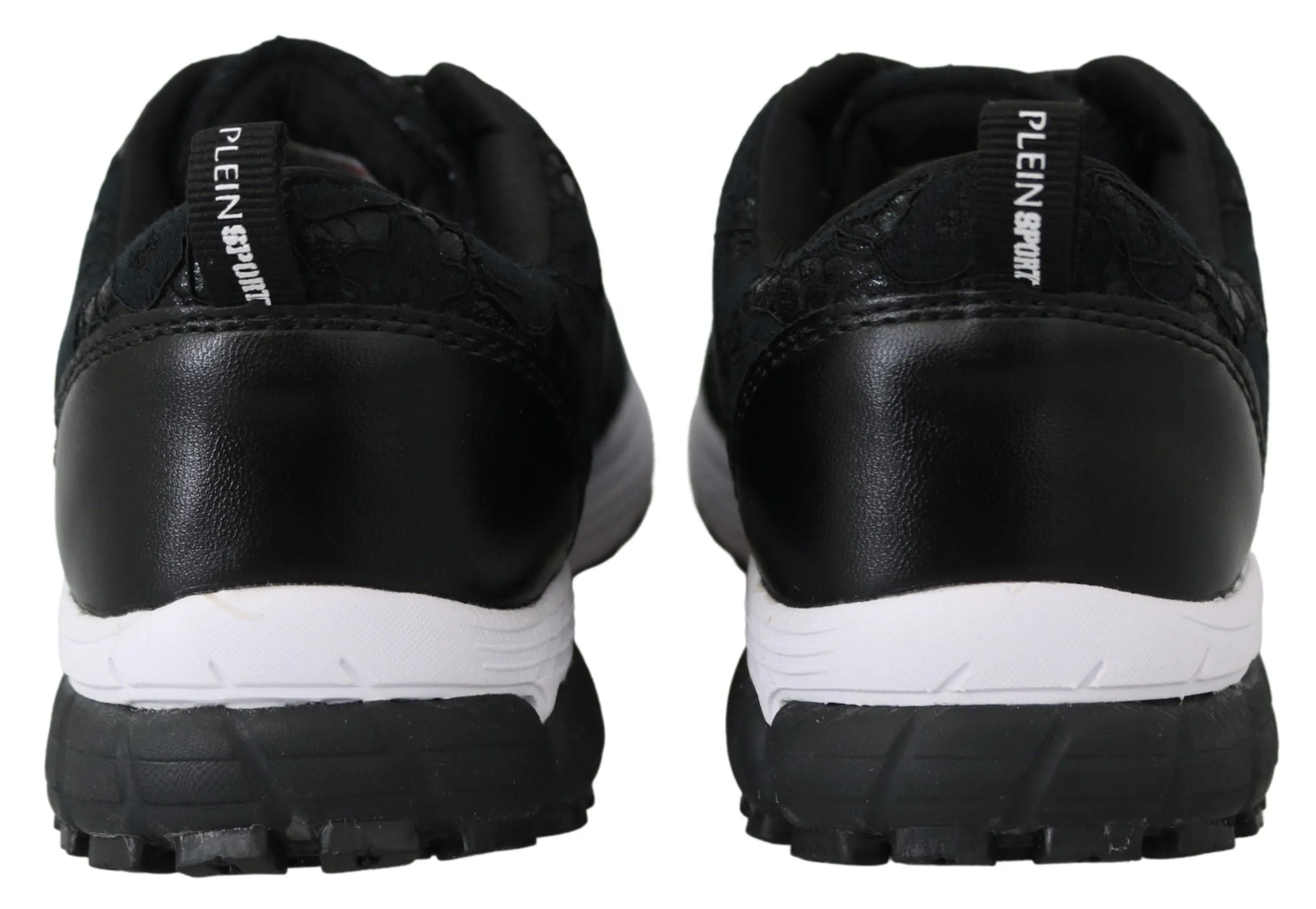 Plein Sport Elegant Black Runner Umi Sneakers