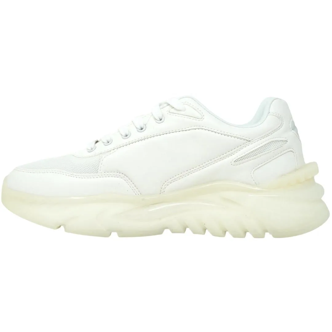 Plein Sport Scratch Logo White Sneakers