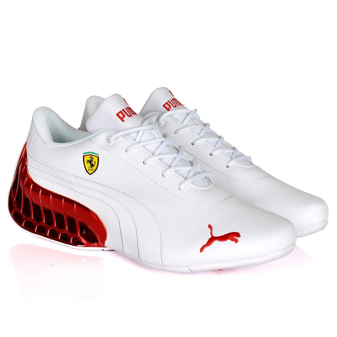 Pm Future Moto Sport GT Red Sole Sneakers- White