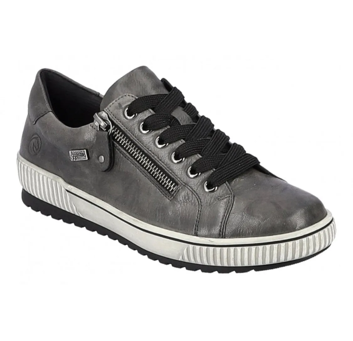 Remonte D0700-42 Ottawa Grey Leather Tex Trainers