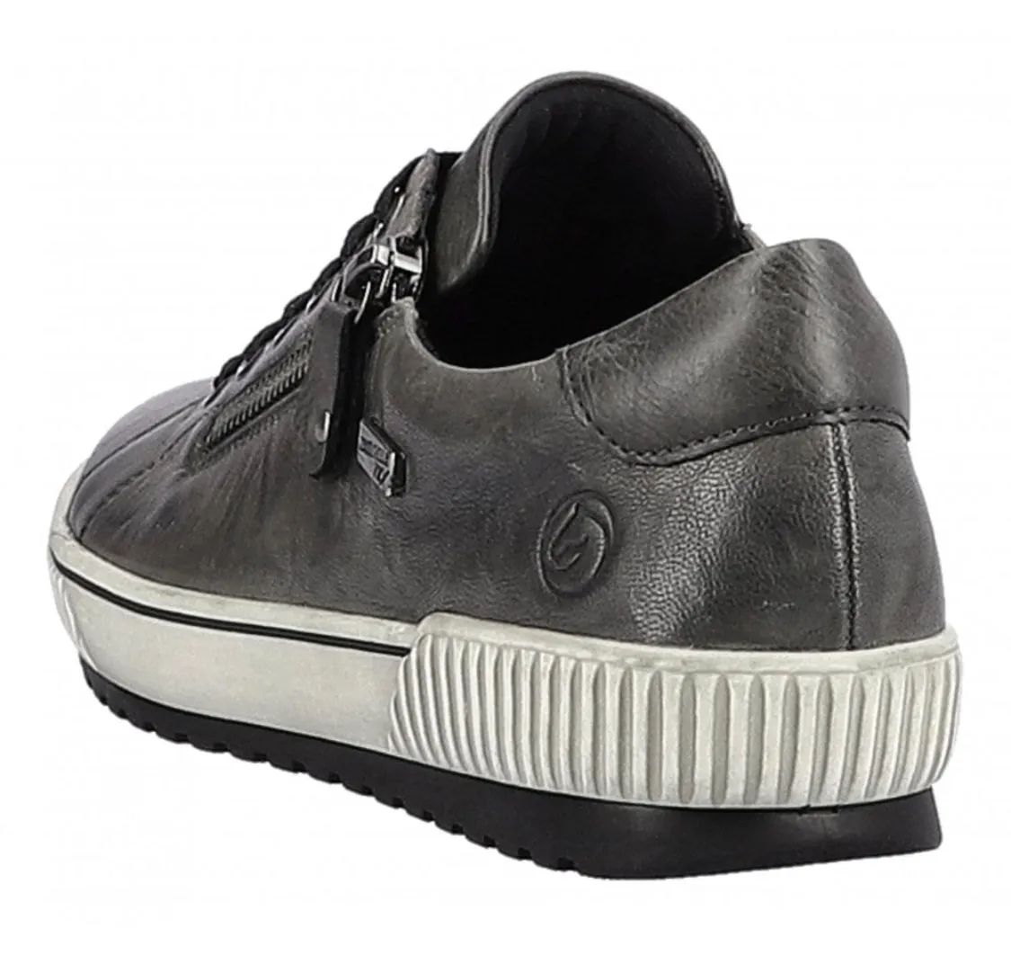 Remonte D0700-42 Ottawa Grey Leather Tex Trainers