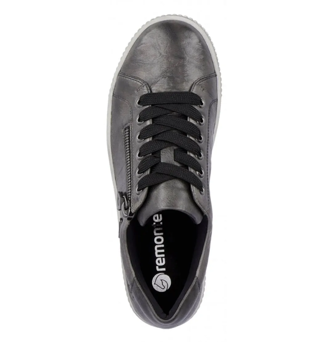 Remonte D0700-42 Ottawa Grey Leather Tex Trainers