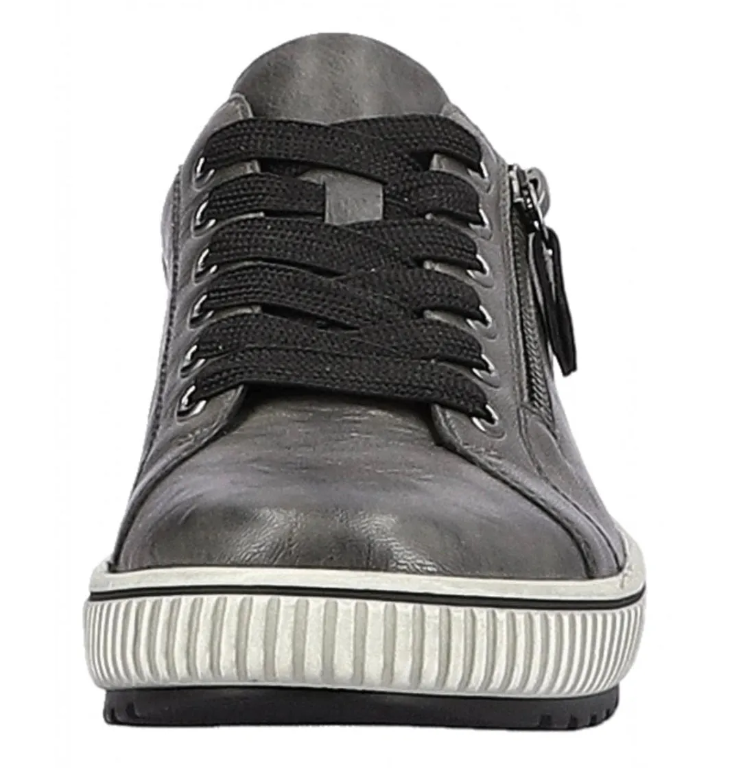 Remonte D0700-42 Ottawa Grey Leather Tex Trainers