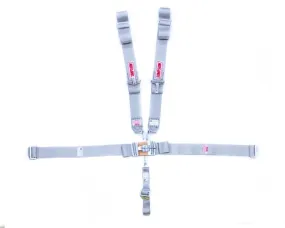 Simpson 5-Point Latch F/X System - 62" Wrap Around - Individual Shoulder Harness - Pull Down Adjust - Platinum