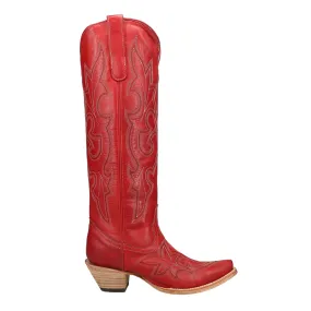 Tall Top Embroidery Snip Toe Cowboy Boots