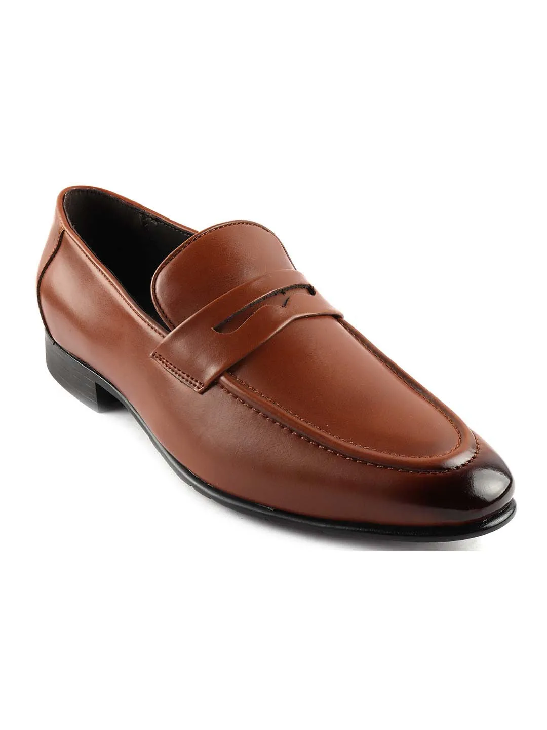 Tan Formal Slip-Ons