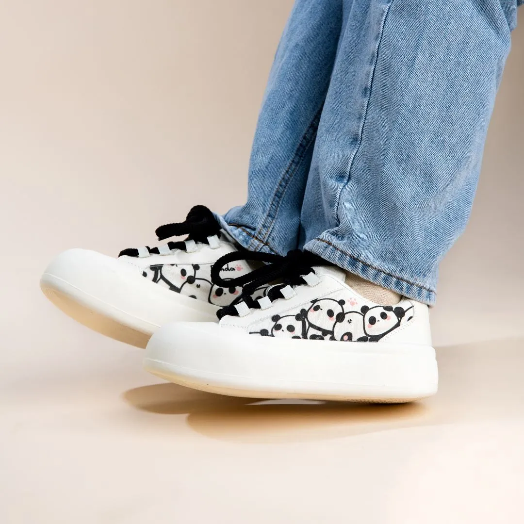 Ultra Chunky Sole Panda Casual Sneakers - Women's