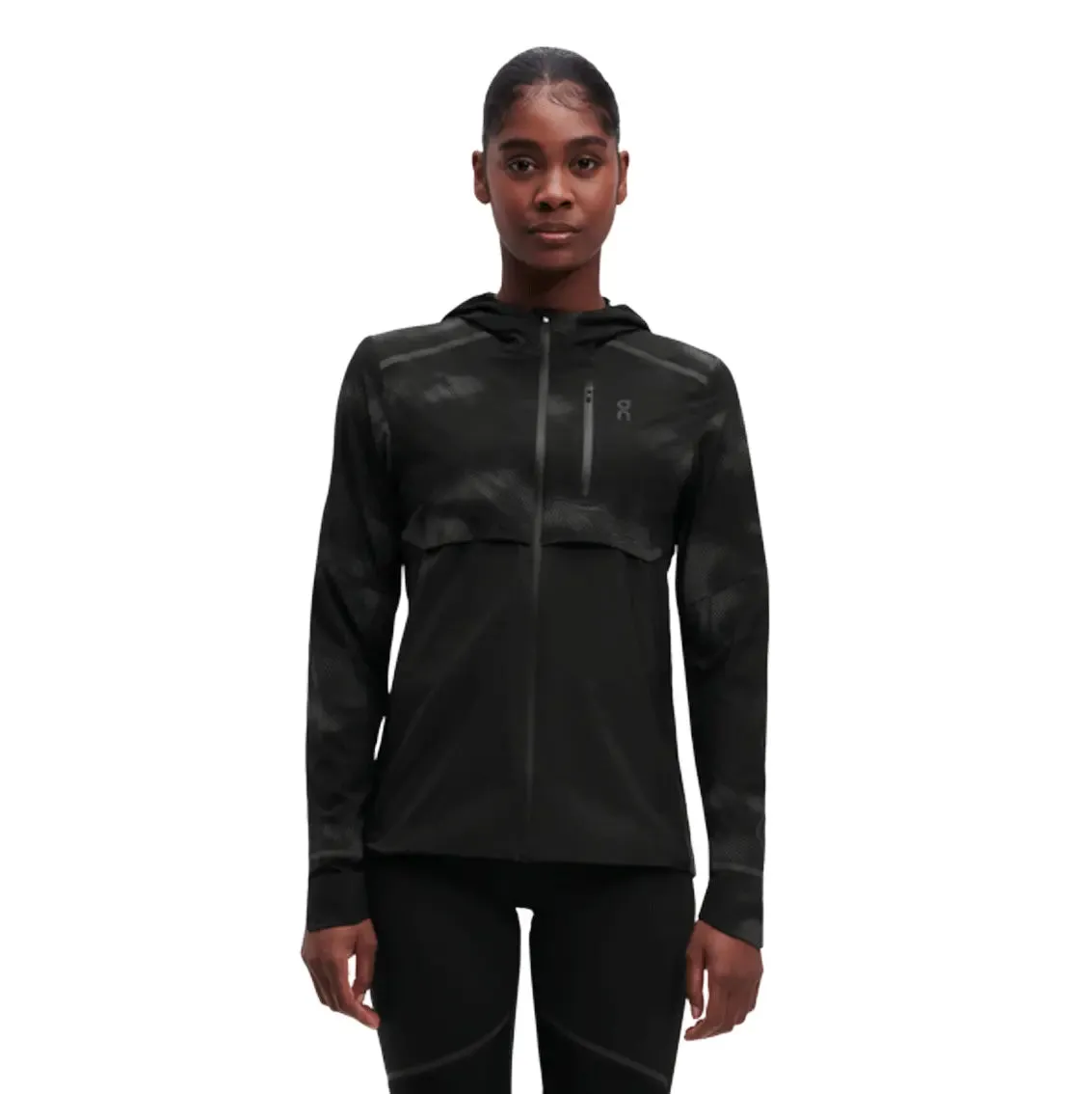 Womens On Running Weather Jacket Lumos - Black