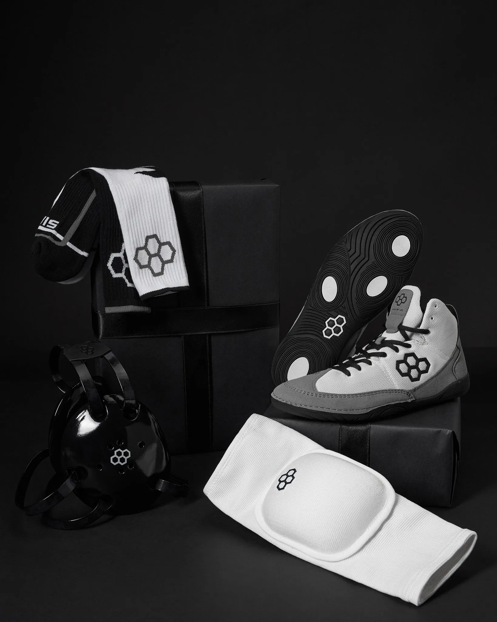 Youth Wrestler Gift Bundle - White/Midnight